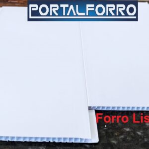 Forro Pvc Liso 200mm Branco Neve