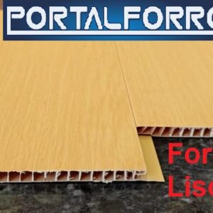 Forro Pvc Liso 200mm Madeirado Cerejeira