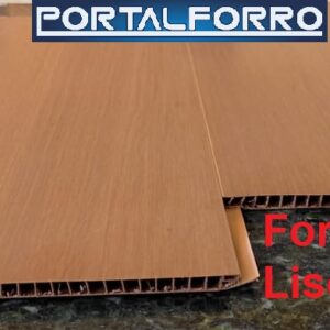 Forro Pvc Liso 200mm Madeirado Mogno