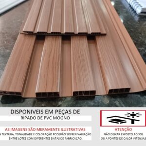 Revestimento Ripado de PVC Mogno